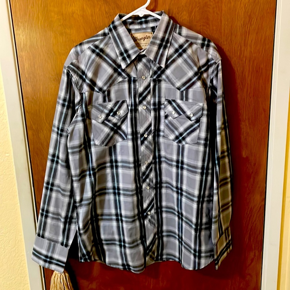 Western Wrangler light weight men bottom down shirt